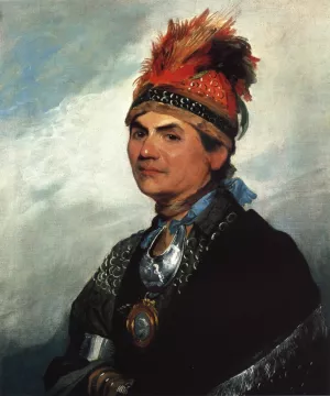 Joseph Brant by Gilbert Stuart Oil Painting