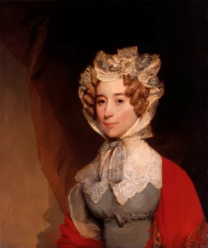 Louisa Catherine Johnson Adams Oil painting by Gilbert Stuart