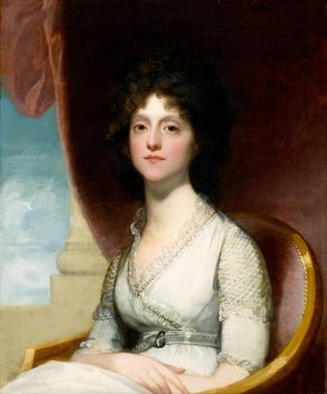 Marianne Ashley Walker by Gilbert Stuart Oil Painting