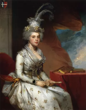 Mathilda Stoughton de Jaudenes Y Nebot Oil painting by Gilbert Stuart