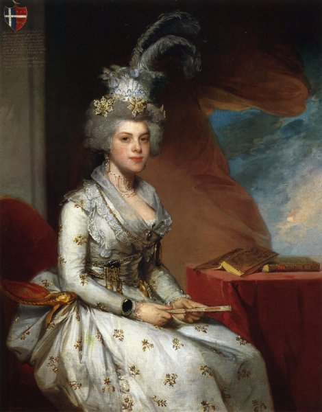 Mathilda Stoughton de Jaudenes Y Nebot by Gilbert Stuart - Hand-Painted Oil Painting Reproduction