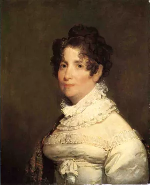 Miss Clementina Beach by Gilbert Stuart Oil Painting