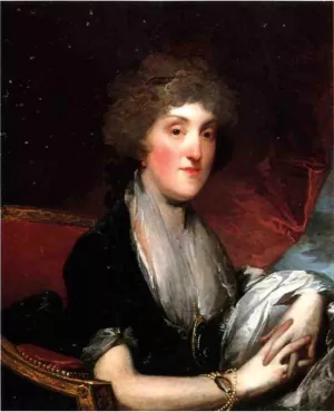 Mrs. Alexander James Dallas, nee Arabella Maria Smith by Gilbert Stuart Oil Painting