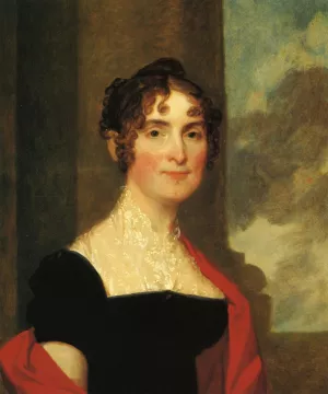 Mrs. Pollly Hooper Oil painting by Gilbert Stuart