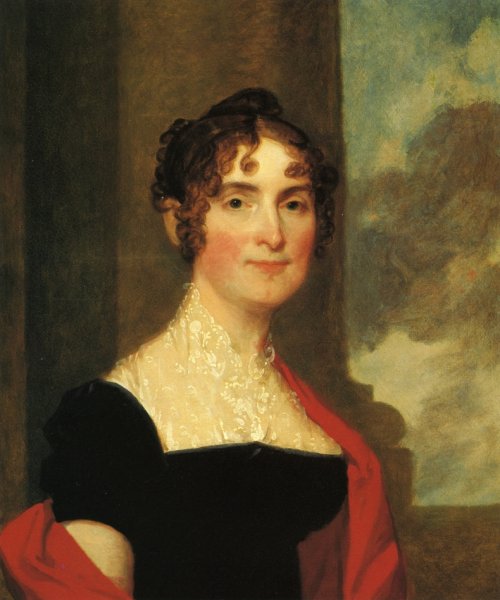 Mrs. Pollly Hooper by Gilbert Stuart - Hand-Painted Oil Painting Reproduction