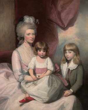 Portrait of A Family by Gilbert Stuart Oil Painting