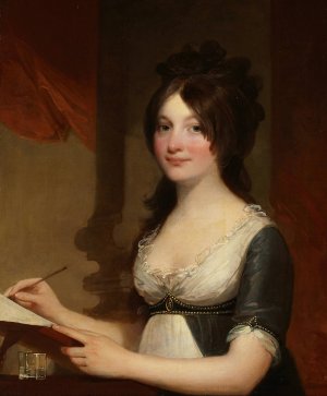 Portrait of a Young Woman by Gilbert Stuart Oil Painting