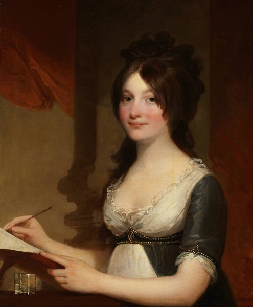 Main Product Photo of Portrait of a Young Woman  Painting by Gilbert Stuart