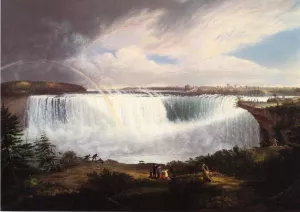 The Great Horseshoe Falls, Niagara painting by Gilbert Stuart