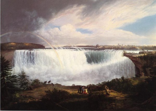 Main Product Photo of The Great Horseshoe Falls, Niagara Painting by Gilbert Stuart
