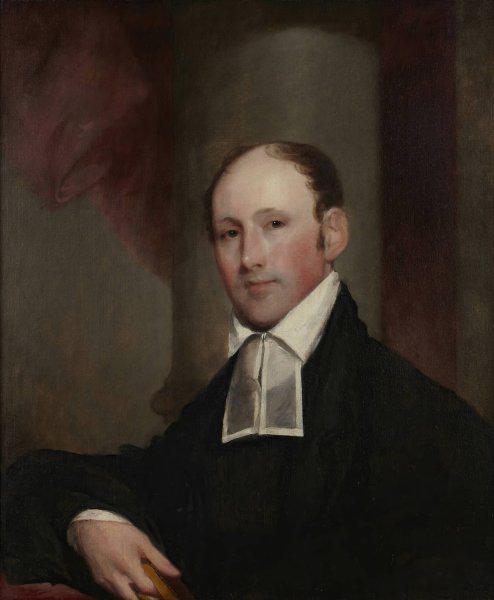 Main Product Photo of The Rev. Charles Burroughs, DD Painting by Gilbert Stuart