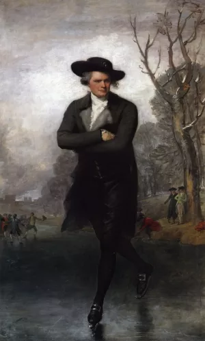 The Skater William Grant by Gilbert Stuart - Oil Painting Reproduction