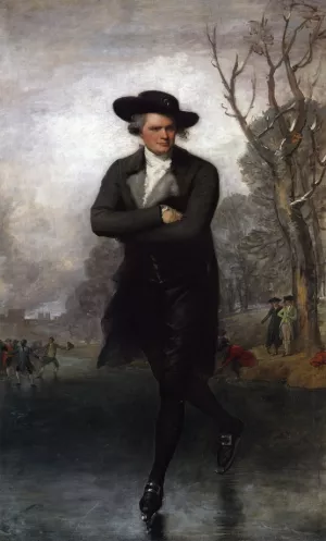 The Skater William Grant painting by Gilbert Stuart