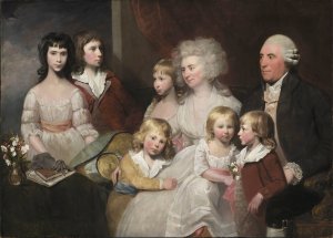The Todd Family by Gilbert Stuart Oil Painting