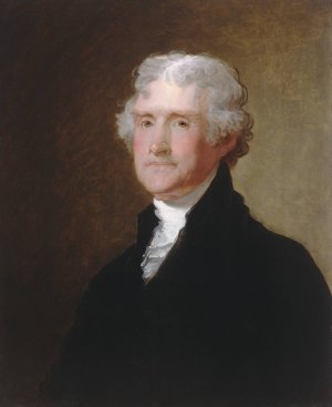 Thomas Jefferson by Gilbert Stuart Oil Painting