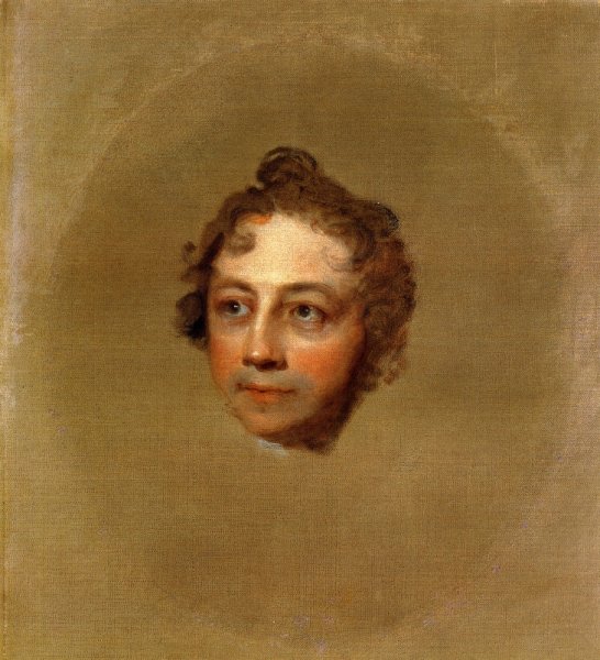 Washington Allston by Gilbert Stuart - Hand-Painted Oil Painting Reproduction