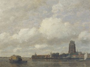 Dordrecht by Gilbert Von Canal Oil Painting