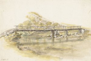 Houten bruggetje by Gillis Neyts Oil Painting