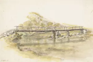 Houten bruggetje by Gillis Neyts Oil Painting