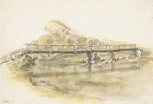 Main Product Photo of Houten bruggetje  Painting by Gillis Neyts