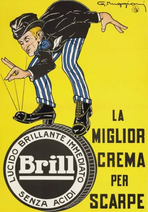 Brill, La Miglior Crema Per Scarpe Oil painting by Giorgio Muggiani