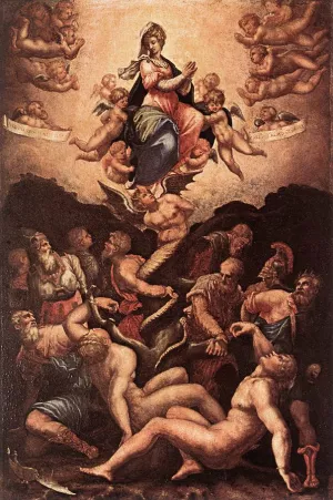 Allegory of the Immaculate Conception by Giorgio Vasari - Oil Painting Reproduction