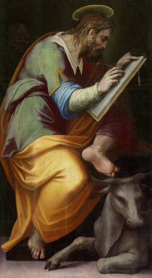 Saint Luke by Giorgio Vasari Oil Painting
