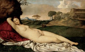 Sleeping Venus by Giorgione Oil Painting