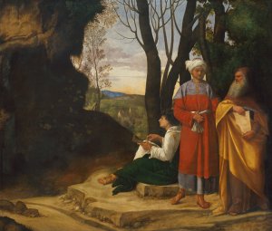 Three Philosophers by Giorgione Oil Painting