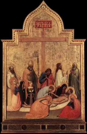 Pieta of San Remigio painting by Giottino Giotto Di Stefano