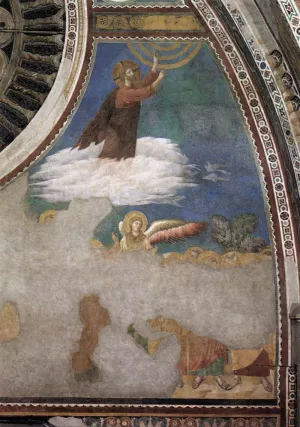 Ascension of Christ Upper Church, San Francesco, Assisi by Giotto Di Bondone Oil Painting