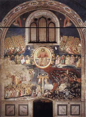 Last Judgment Cappella Scrovegni Arena Chapel, Padua Oil painting by Giotto Di Bondone