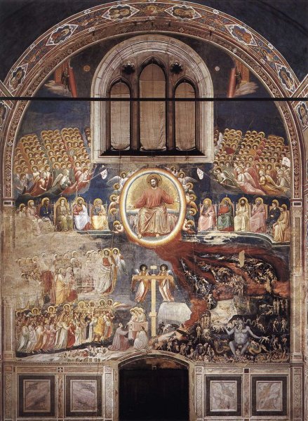 Last Judgment Cappella Scrovegni Arena Chapel, Padua by Giotto Di Bondone - Hand-Painted Oil Painting Reproduction