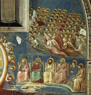 Last Judgment detail 4 Cappella Scrovegni Arena Chapel; Padua by Giotto Di Bondone Oil Painting