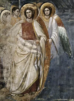 Last Judgment detail 6 Cappella Scrovegni Arena Chapel; Padua painting by Giotto Di Bondone