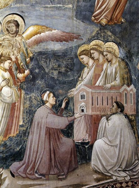 Last Judgment detail 9 Cappella Scrovegni Arena Chapel; Padua by Giotto Di Bondone - Hand-Painted Oil Painting Reproduction