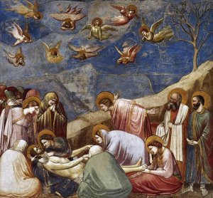 Scenes from the Life of Christ: 20. Lamentation Oil painting by Giotto Di Bondone