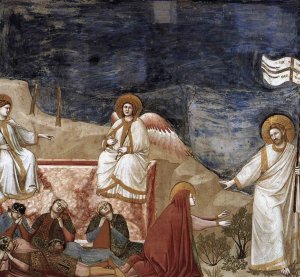 Scenes from the Life of Christ: 21. Resurrection Oil painting by Giotto Di Bondone