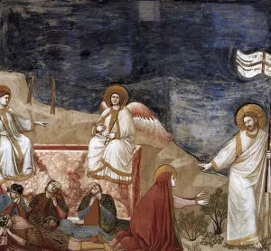 Scenes from the Life of Christ: 21. Resurrection by Giotto Di Bondone Oil Painting