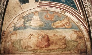 Scenes from the Life of St John the Evangelist Oil painting by Giotto Di Bondone