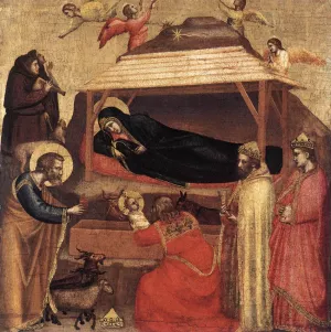 The Epiphany by Giotto Di Bondone Oil Painting