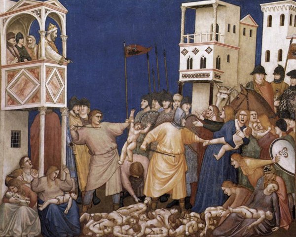 Main Product Photo of The Massacre of the Innocents  Painting by Giotto Di Bondone