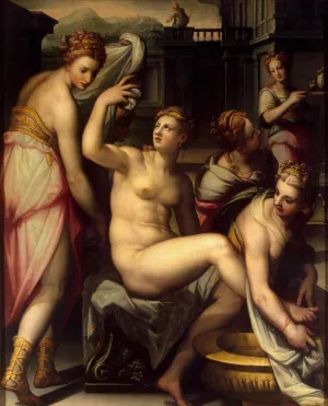 Bathsheba by Giovan Battista Naldini - Oil Painting Reproduction