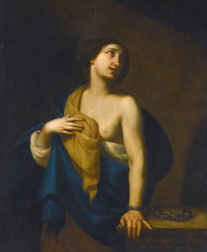 Saint Agatha by Giovan Francesco De Rosa Oil Painting