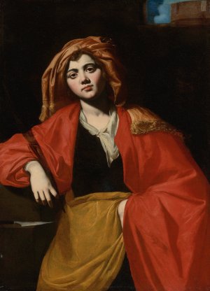 Saint Barbara by Giovan Francesco De Rosa Oil Painting