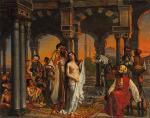 Dusk of Constantinople by Giovan Francesco Locatelli Oil Painting