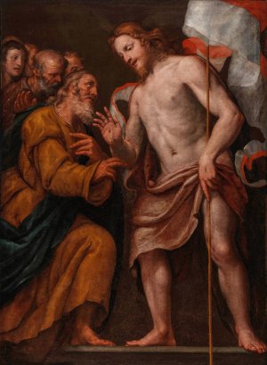 The Resurrection by Giovanni Andrea Ansaldo Oil Painting