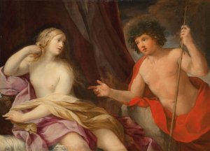 Bacchus and Ariadne by Giovanni Andrea Sirani Oil Painting
