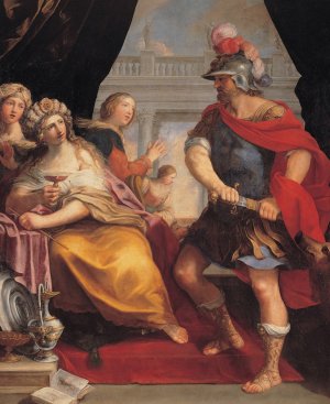 Ulysses and Circe by Giovanni Andrea Sirani Oil Painting