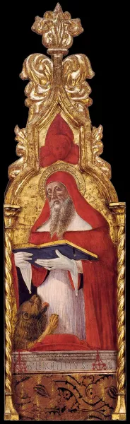 St Jerome painting by Giovanni Angelo D'Antonio